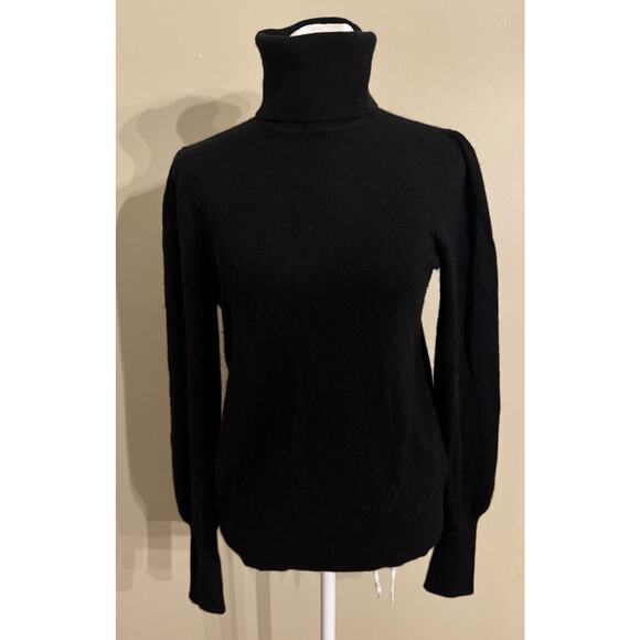 Ralph Lauren Black Label Sweaters - Lauren Black Label Washable Cashmere Turtleneck Sweater Preppy Size S